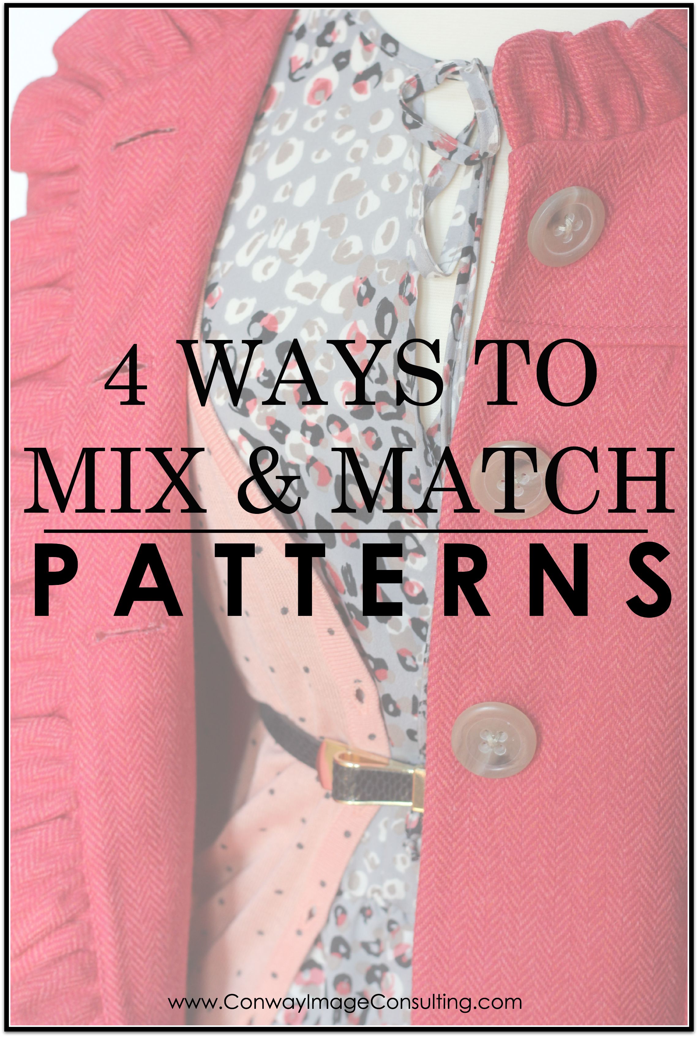 4 Ways to Mix & Match Patterns by Conway Image Consulting