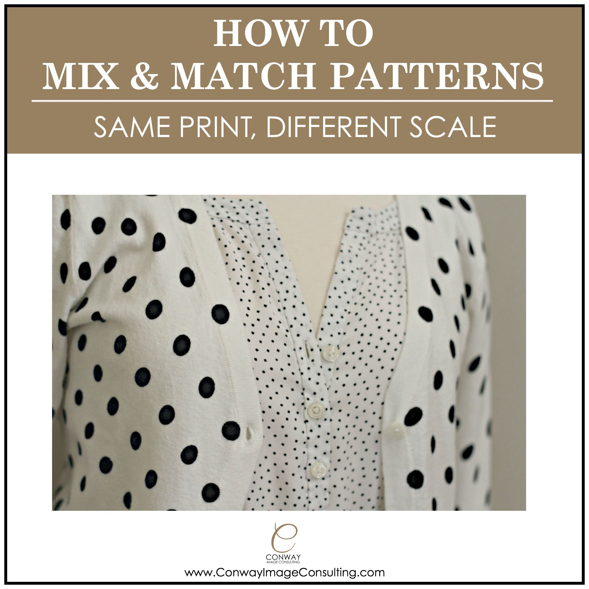 Mix & Match Patterns - Same Print, Different Scale