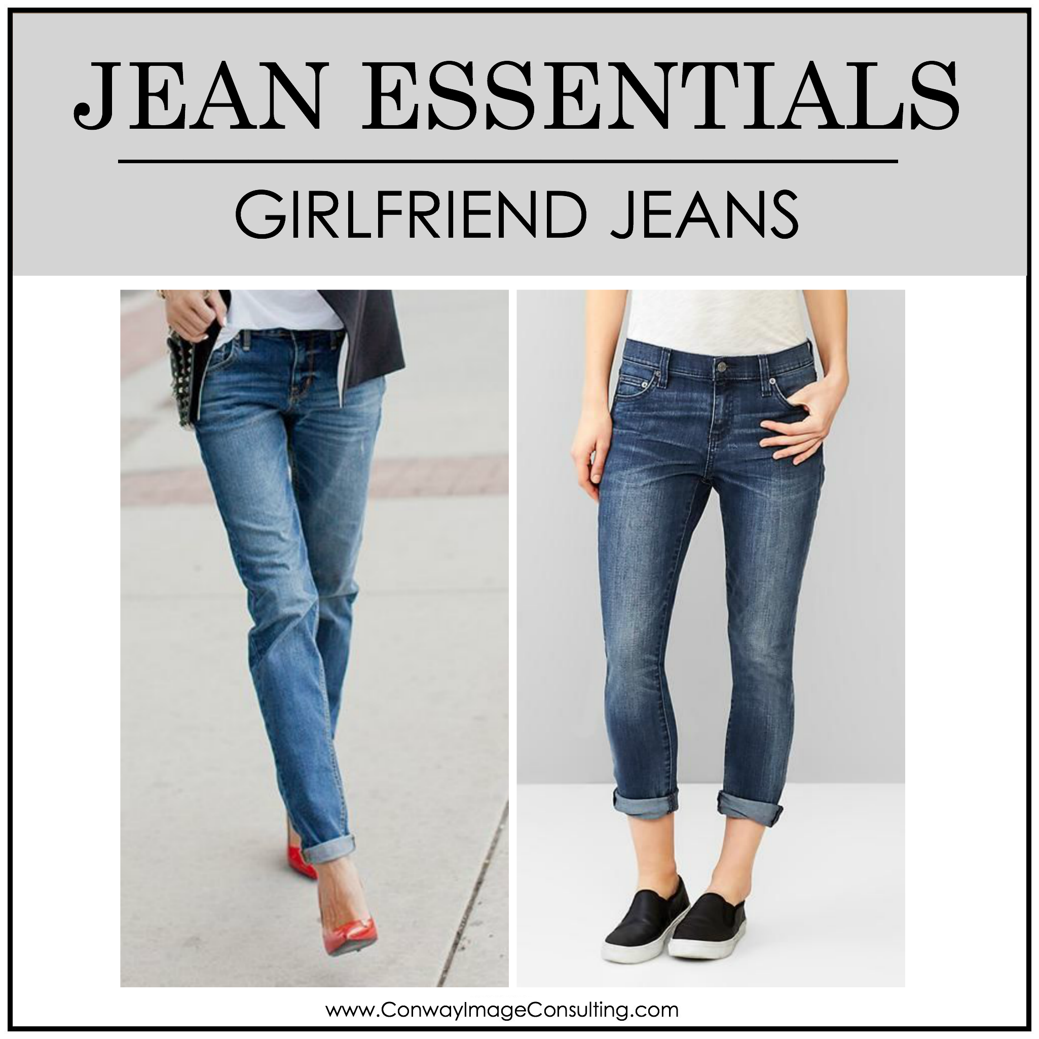  Jean Essentials: Girlfriend Jeans