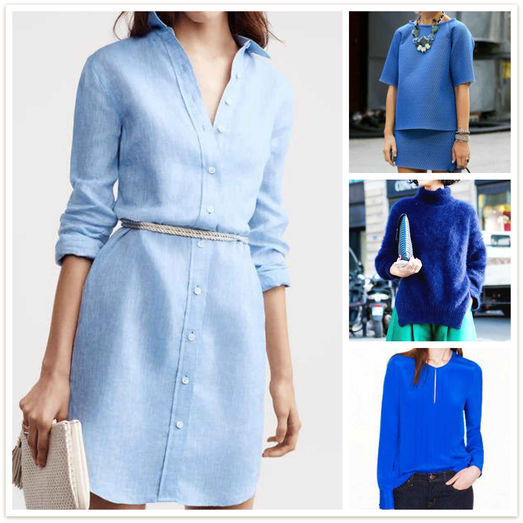 How to Wear Color with Intention - Blue looks by Conway Image Consulting