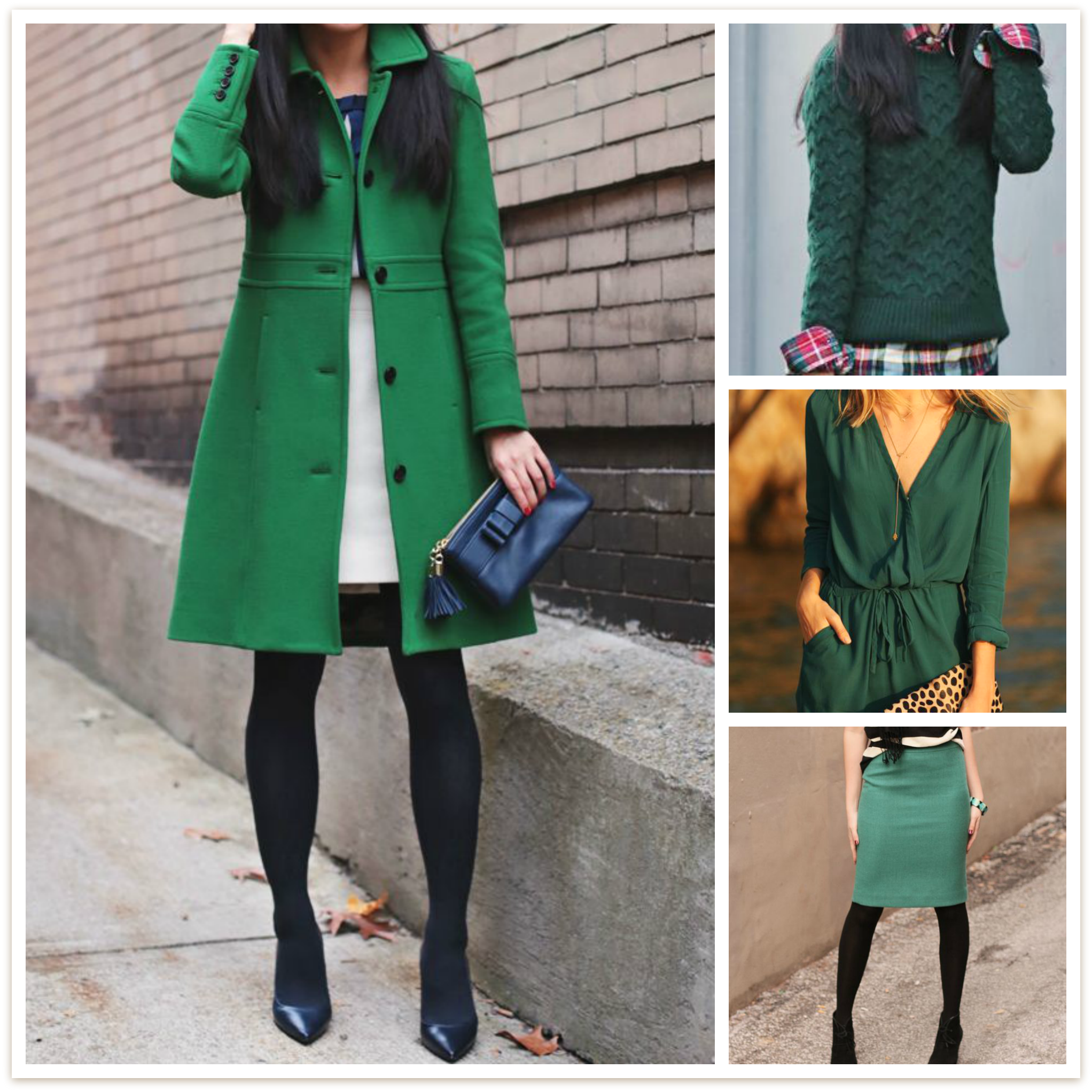 How to Wear Color with Intention - Green looks by Conway Image Consulting