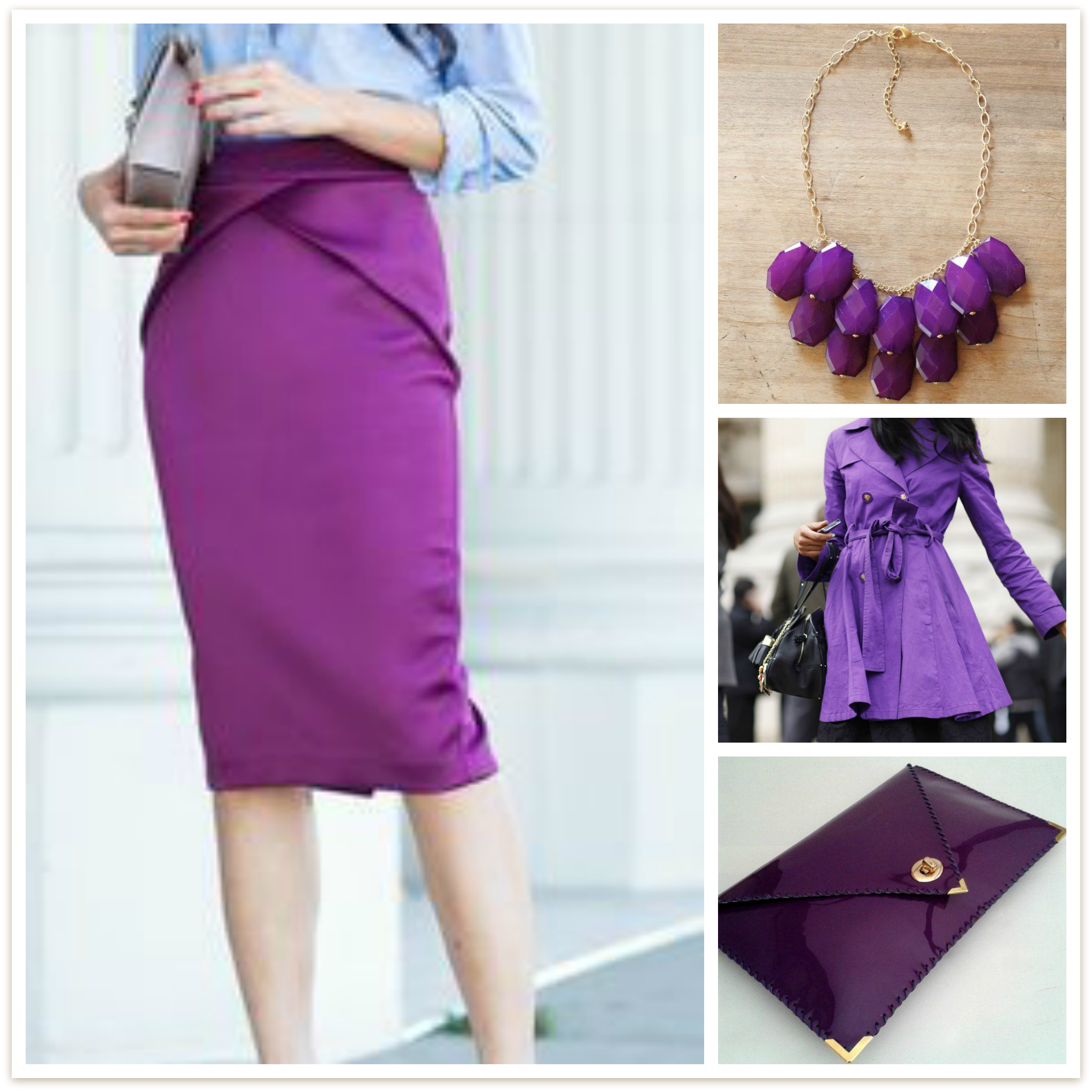 How to Wear Color with Intention - Purple looks by Conway Image Consulting