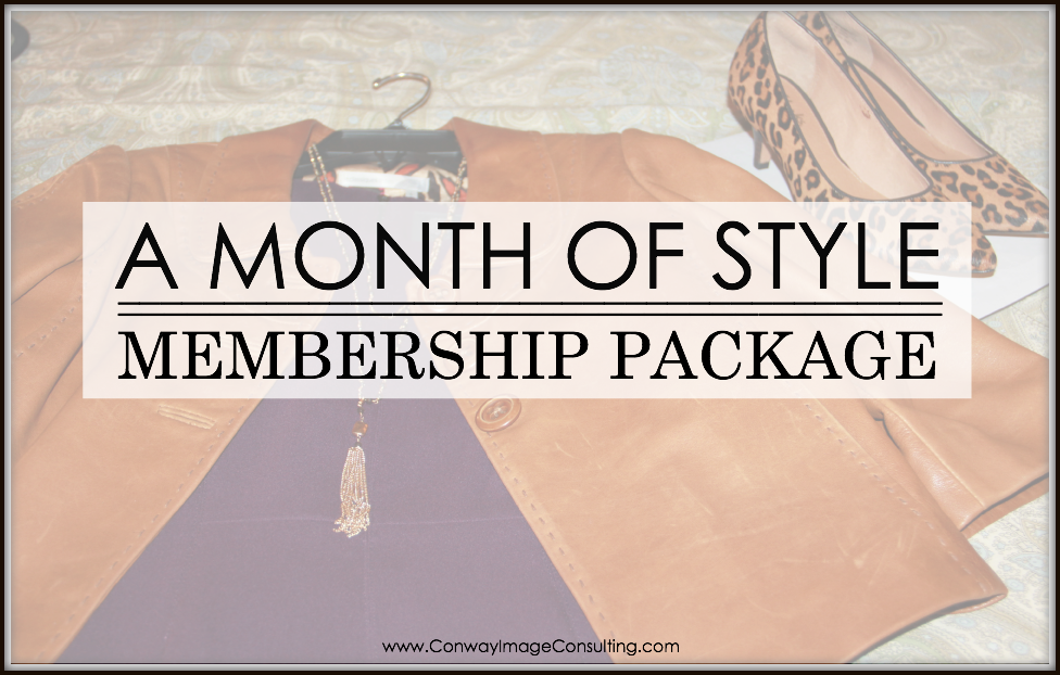 A Month of Style - Membership Package with Conway Image Consulting