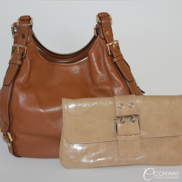 Opt for a clutch - Transition Your Outfit From Day to Night. www.ConwayImageConsulting.com