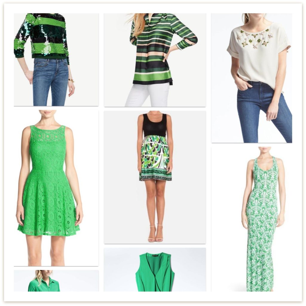 How to Wear the Pantone's Color of the Year - Greenery Shoppable Catalog