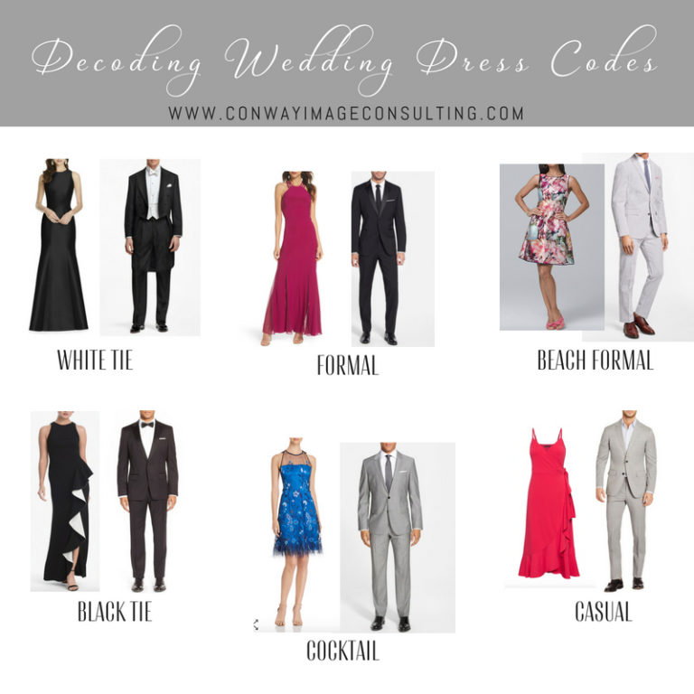 wedding invitation dress code examples